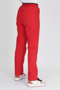 Оптом Утепленные спортивные брюки женские красного цвета 88149Kr в Екатеринбурге, фото 11