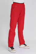 Оптом Утепленные спортивные брюки женские красного цвета 88149Kr в Екатеринбурге, фото 12