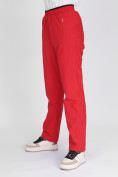 Оптом Утепленные спортивные брюки женские красного цвета 88149Kr в Екатеринбурге, фото 8