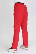 Оптом Утепленные спортивные брюки женские красного цвета 88149Kr в Екатеринбурге, фото 9