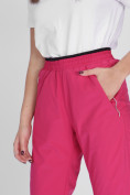 Оптом Утепленные спортивные брюки женские розового цвета 88149R в Екатеринбурге, фото 14