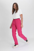 Оптом Утепленные спортивные брюки женские розового цвета 88149R в Екатеринбурге, фото 18