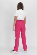 Оптом Утепленные спортивные брюки женские розового цвета 88149R в Екатеринбурге, фото 3
