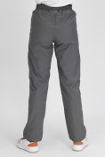 Оптом Утепленные спортивные брюки женские серого цвета 88149Sr в Казани, фото 10