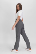Оптом Утепленные спортивные брюки женские серого цвета 88149Sr в Казани, фото 19