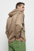 Оптом Куртка спортивная мужская с капюшоном бежевого цвета 8816B в Екатеринбурге, фото 10