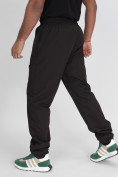 Оптом Утепленные спортивные брюки мужские темно-серого цвета 882198TC в Казани, фото 10