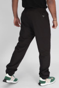 Оптом Утепленные спортивные брюки мужские темно-серого цвета 882198TC в Казани, фото 9
