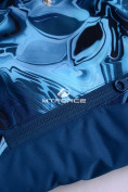 Оптом Горнолыжный костюм подростковый для девочки синий 8824S, фото 15