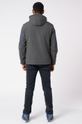 Оптом Куртка мужская с капюшоном темно-серого цвета 88602TC в Казани, фото 10