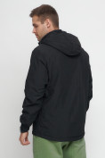 Оптом Куртка-анорак спортивная мужская черного цвета 88620Ch в Казани, фото 15