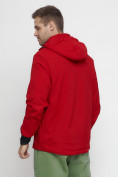 Оптом Куртка-анорак спортивная мужская красного цвета 88620Kr в Казани, фото 15