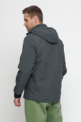 Оптом Куртка-анорак спортивная мужская темно-серого цвета 88620TC, фото 15