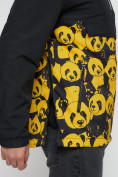 Оптом Куртка-анорак спортивная мужская желтого цвета 88629J в Казани, фото 12