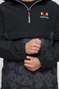 Оптом Куртка-анорак спортивная мужская цвета хаки 88629Kh в Казани, фото 13