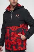 Оптом Куртка-анорак спортивная мужская красного цвета 88629Kr в Екатеринбурге, фото 10
