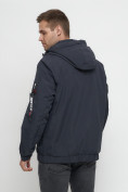 Оптом Куртка спортивная мужская на резинке большого размера темно-серого цвета 88657TC в Казани, фото 16