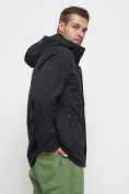 Оптом Куртка спортивная мужская большого размера черного цвета 88676Ch в Казани, фото 12