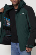 Оптом Горнолыжная куртка мужская темно-зеленого цвета 88812TZ в Екатеринбурге, фото 14