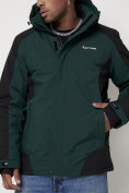 Оптом Горнолыжная куртка мужская темно-зеленого цвета 88812TZ в Екатеринбурге, фото 15