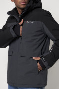 Оптом Горнолыжная куртка мужская темно-серого цвета 88814TC в Казани, фото 11