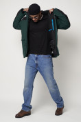Оптом Горнолыжная куртка мужская темно-зеленого цвета 88814TZ в Екатеринбурге, фото 16