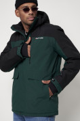 Оптом Горнолыжная куртка мужская темно-зеленого цвета 88814TZ в Казани, фото 6