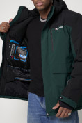 Оптом Горнолыжная куртка мужская темно-зеленого цвета 88814TZ в Екатеринбурге, фото 8