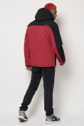 Оптом Горнолыжная куртка мужская big size красного цвета 88816Kr в Екатеринбурге, фото 3