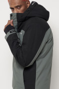 Оптом Горнолыжная куртка мужская big size серого цвета 88816Sr в Екатеринбурге, фото 11