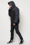 Оптом Горнолыжная куртка мужская big size темно-серого цвета 88816TC в Казани, фото 2