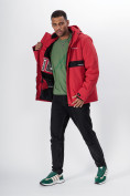 Оптом Горнолыжная куртка мужская красного цвета 88817Kr в Екатеринбурге, фото 16