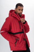 Оптом Горнолыжная куртка мужская красного цвета 88817Kr в Казани, фото 18