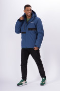 Оптом Горнолыжная куртка мужская синего цвета 88817S в Казани, фото 2