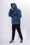 Оптом Горнолыжная куртка мужская синего цвета 88817S в Казани, фото 6