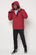 Оптом Горнолыжная куртка мужская красного цвета 88818Kr в Екатеринбурге, фото 17