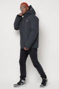 Оптом Горнолыжная куртка мужская темно-серого цвета 88818TC в Екатеринбурге, фото 2