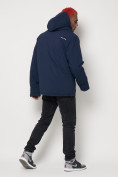 Оптом Горнолыжная куртка мужская темно-синего цвета 88818TS в Екатеринбурге, фото 4