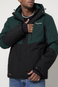 Оптом Горнолыжная куртка мужская темно-зеленого цвета 88819TZ в Казани, фото 16