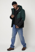 Оптом Горнолыжная куртка мужская темно-зеленого цвета 88819TZ в Екатеринбурге, фото 17