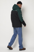 Оптом Горнолыжная куртка мужская темно-зеленого цвета 88819TZ в Казани, фото 4