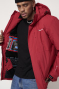 Оптом Горнолыжная куртка мужская красного цвета 88820Kr в Екатеринбурге, фото 16