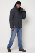 Оптом Горнолыжная куртка мужская темно-серого цвета 88820TC в Казани, фото 3