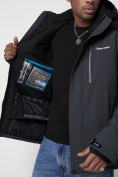 Оптом Горнолыжная куртка мужская темно-серого цвета 88821TC в Екатеринбурге, фото 14