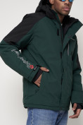 Оптом Горнолыжная куртка мужская темно-зеленого цвета 88821TZ в Казани, фото 10