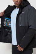 Оптом Горнолыжная куртка мужская черного цвета 88822Ch в Казани, фото 16