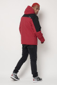 Оптом Горнолыжная куртка мужская красного цвета 88822Kr в Екатеринбурге, фото 4