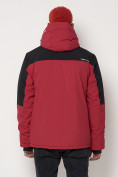 Оптом Горнолыжная куртка мужская красного цвета 88822Kr в Казани, фото 9