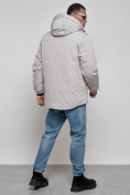 Оптом Куртка мужская зимняя с капюшоном молодежная серого цвета 88917Sr в Екатеринбурге, фото 15