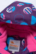 Оптом Комбинезон для девочки зимний фиолетового цвета 8906F в Самаре, фото 11